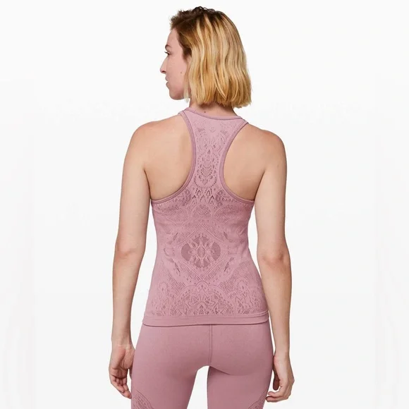Lululemon Reveal Tank *Zen Expression Vintage Mauve Size 6? - Picture 5 of 14